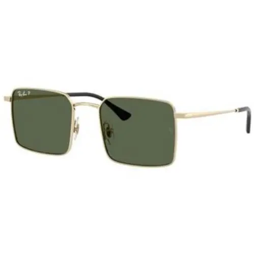Ray-ban RB 3782 Palegold / Dark Green Polar 92139A Size 53 Sunglasses