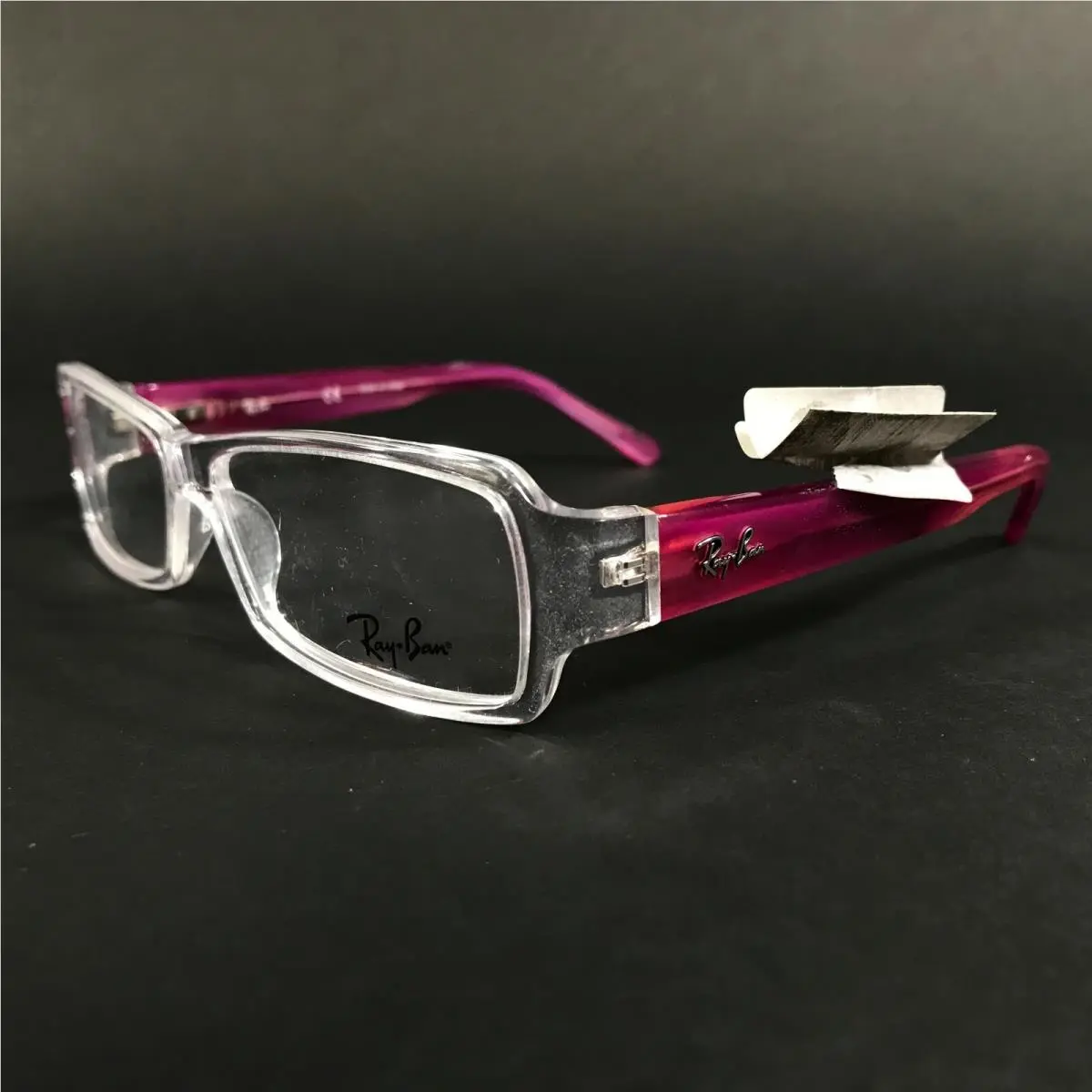 Ray-ban RB 5104 2224 Eyeglasses Frames Purple Clear Rectangular 52-13-130 by Ray-Ban