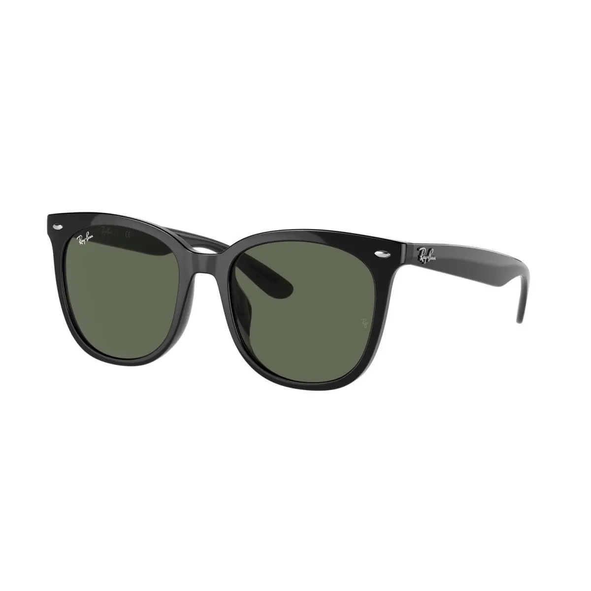 Ray-ban RB 4379 D Black Dark Green 601/71 Size 55 Sunglasses by Ray-Ban