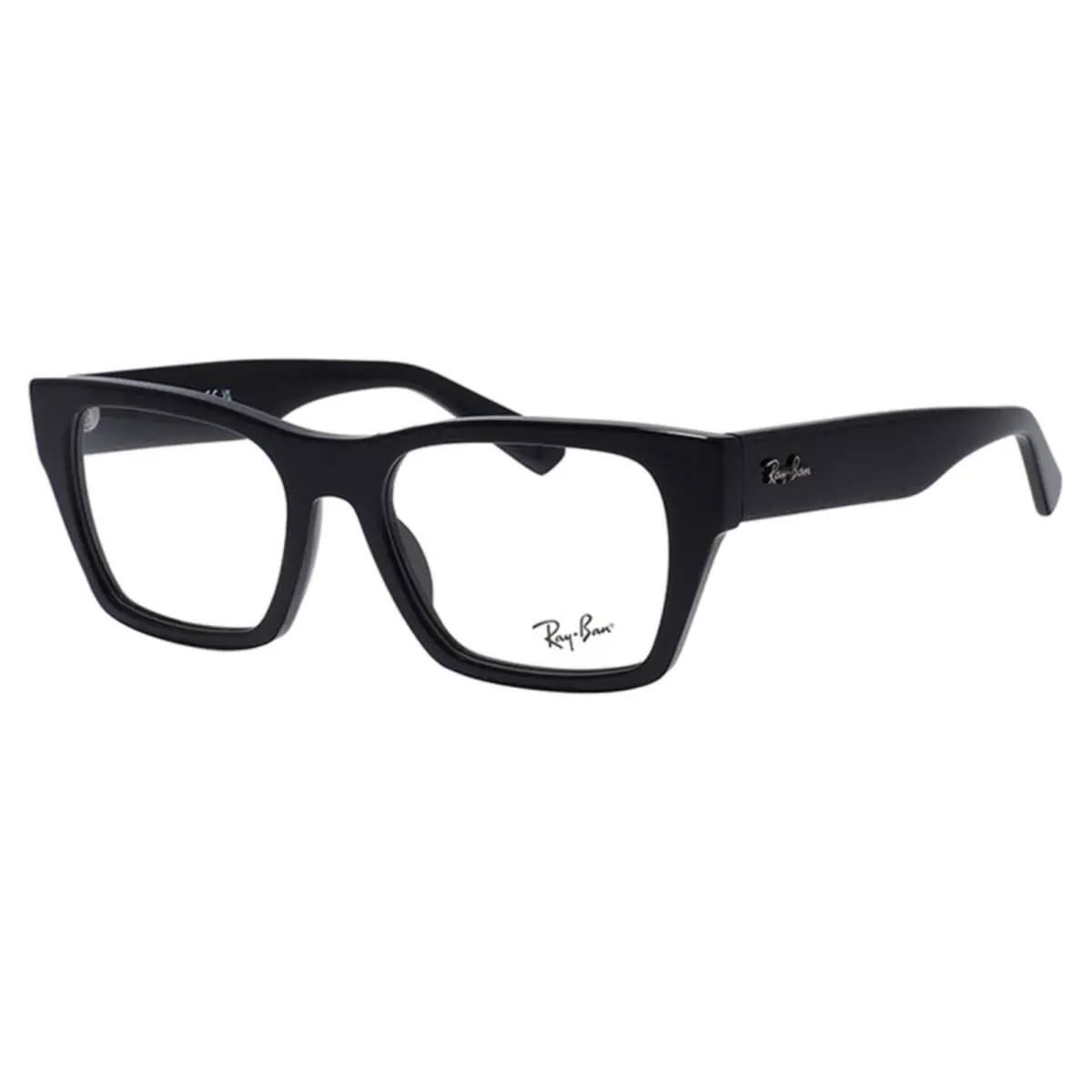 Ray-ban Eyeglasses RB 5448 2000 55-19 145 Large Shiny Black Square Frames