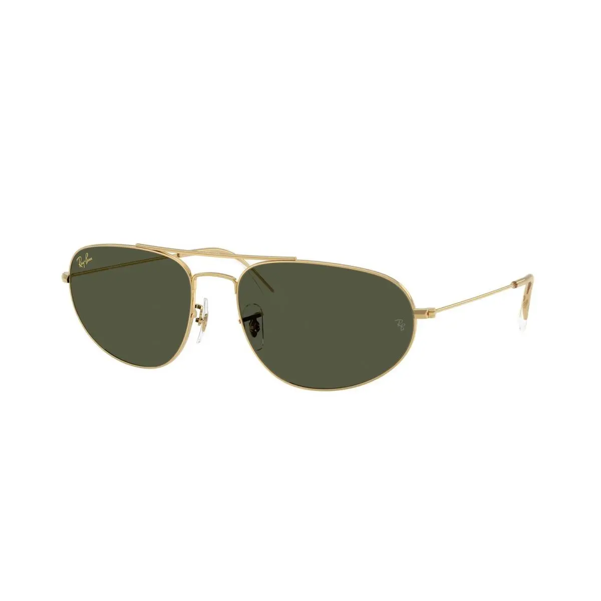 Ray-ban RB 3945 Oro Legend / Green Crystal Standard 919631 Size 60 Sunglasses