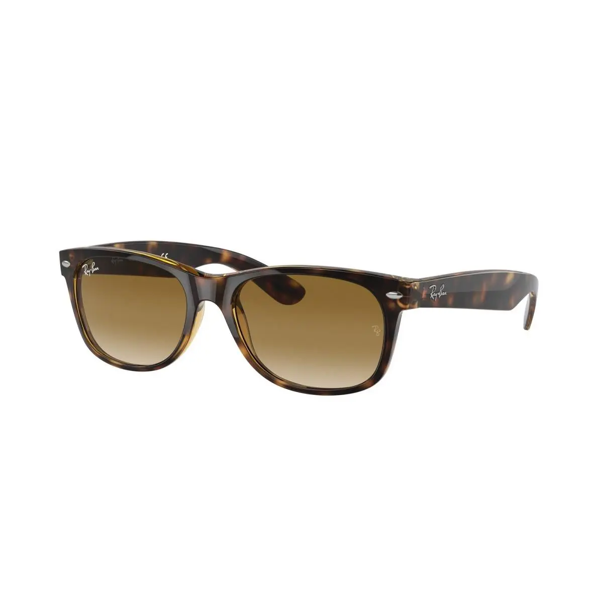 Ray-ban New Wayfarer RB 2132 Wayfarer Light Havana Clea 710/51 Size 58 Sunglasses