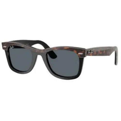 Ray-ban RB 2240 F Havana On Black / Blue 1441R5 Size 52 Sunglasses by Ray-Ban