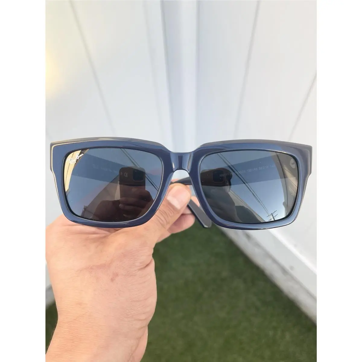 Ray Ban Inverness RB2191 2191 Navy Blue Gray Lens Size 54/18 by Ray-Ban