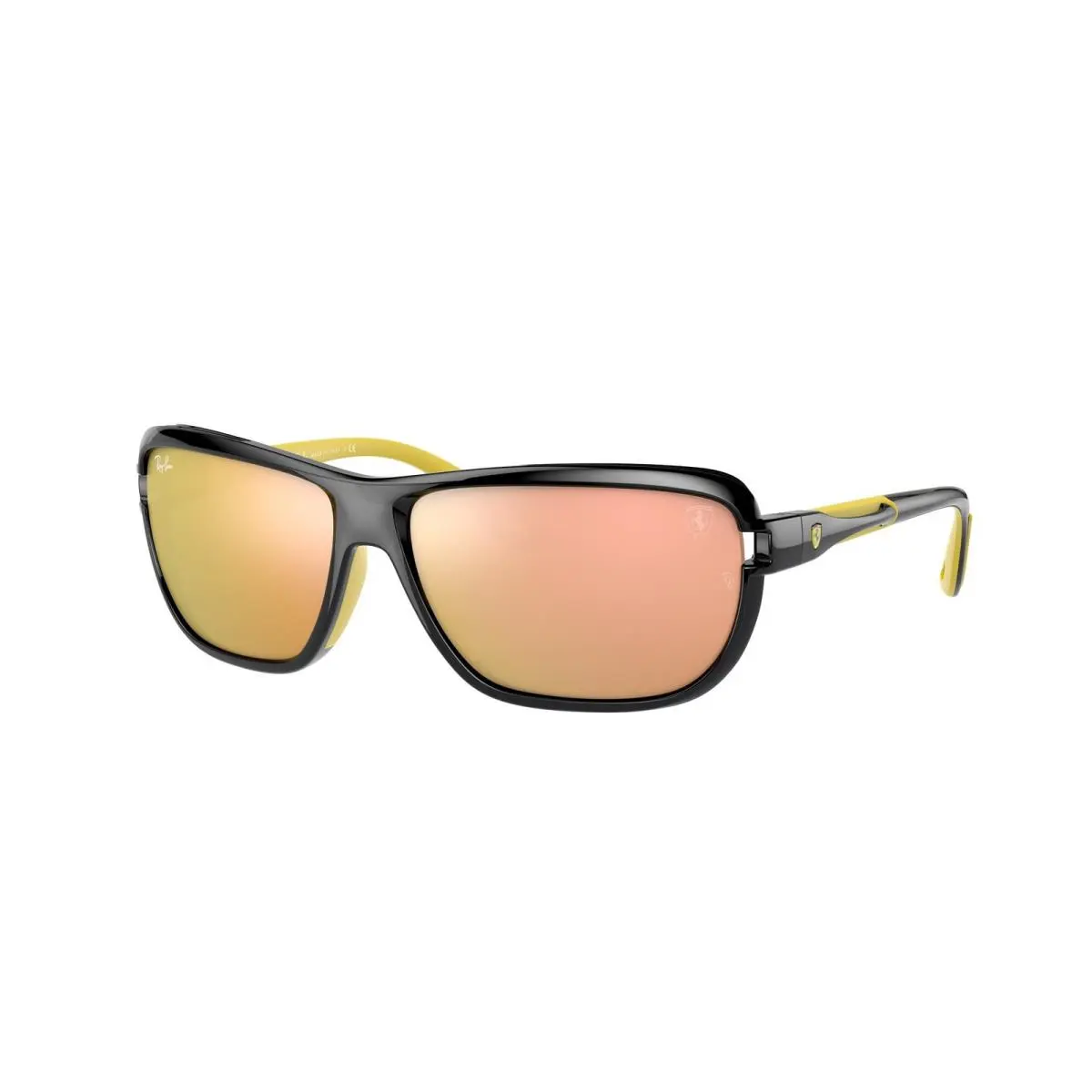 Ray-ban RB 4365 M Black Light Brown Mirror Pink F6572Y Size 62 Sunglasses