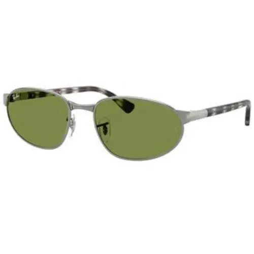 Ray-ban RB 3777 Gunmetal / Green Crystal Standard 004/4E Size 59 Sunglasses