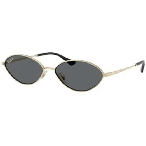 Ray-ban RB 3757 Pale Gold / Dark Grey Polar 921381 Size 56 Sunglasses