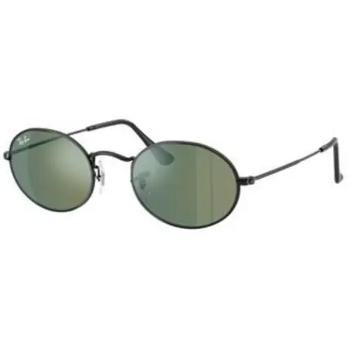 Ray-ban RB 3547 N Black / Grey Mirror Blu-green 002/68 Size 51 Sunglasses
