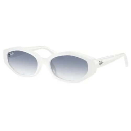 Ray-ban RB 4473 D White / Clear Gradient Light Blue 677219 Size 56 Sunglasses