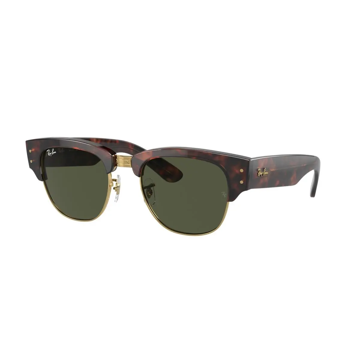 Ray-ban RB 0316 S Mega Clubmaster Mock Tortoise 990/31 Size 53 Sunglasses by Ray-Ban