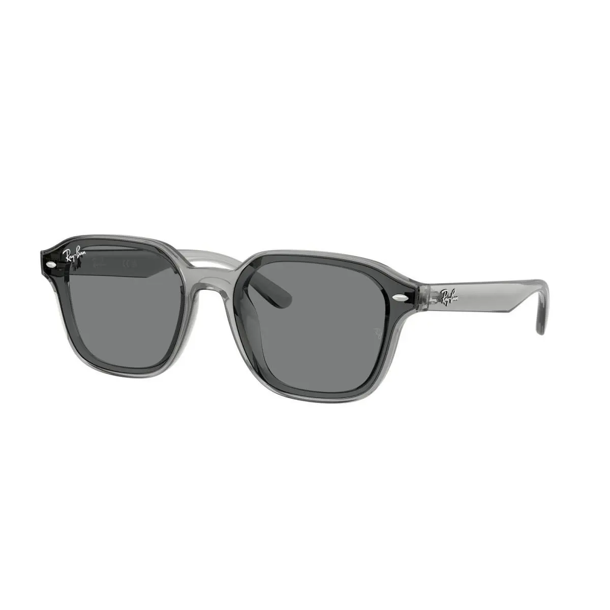 Ray-ban RB 4458 D Transparent Grey / Dark Brown 645087 Size 65 Sunglasses
