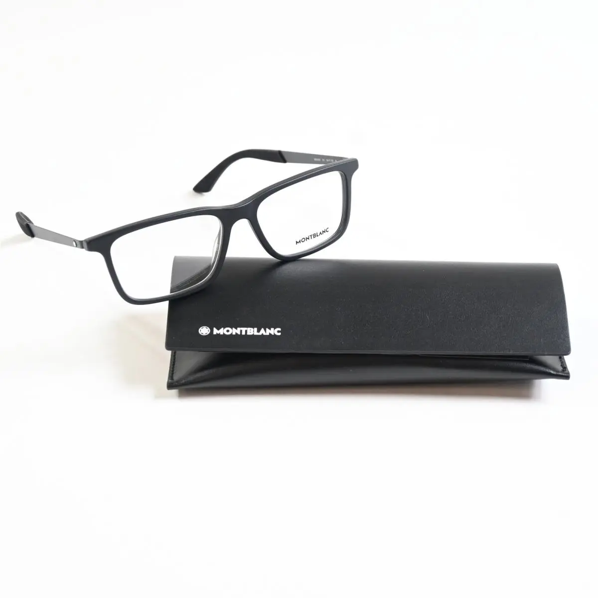 MB0333O 001 Mens Eyeglasses Black 55mm Optical Frames by Montblanc