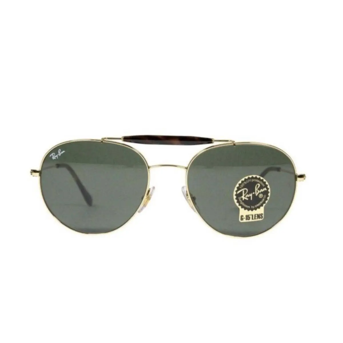 Ray Ban Sunglasses Ray-ban Fashion Eyewear Gold Unisex Aviator Shape ORB3540 by Ray-Ban