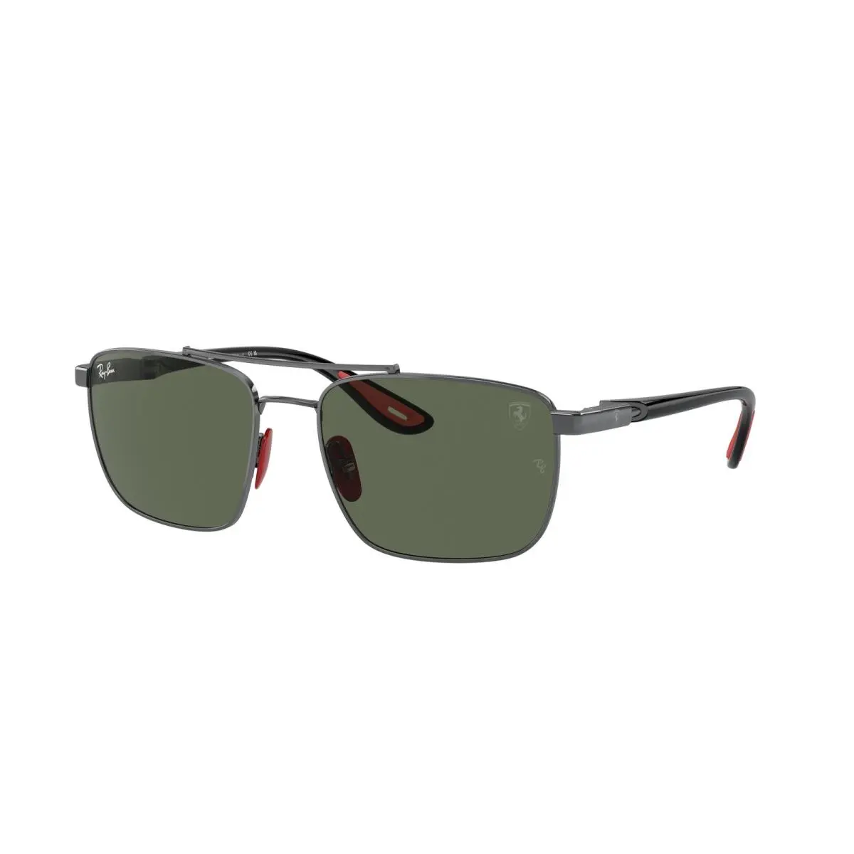 Ray-ban RB 3715 M Gunmetal Dark Green F00171 Size 58 Sunglasses