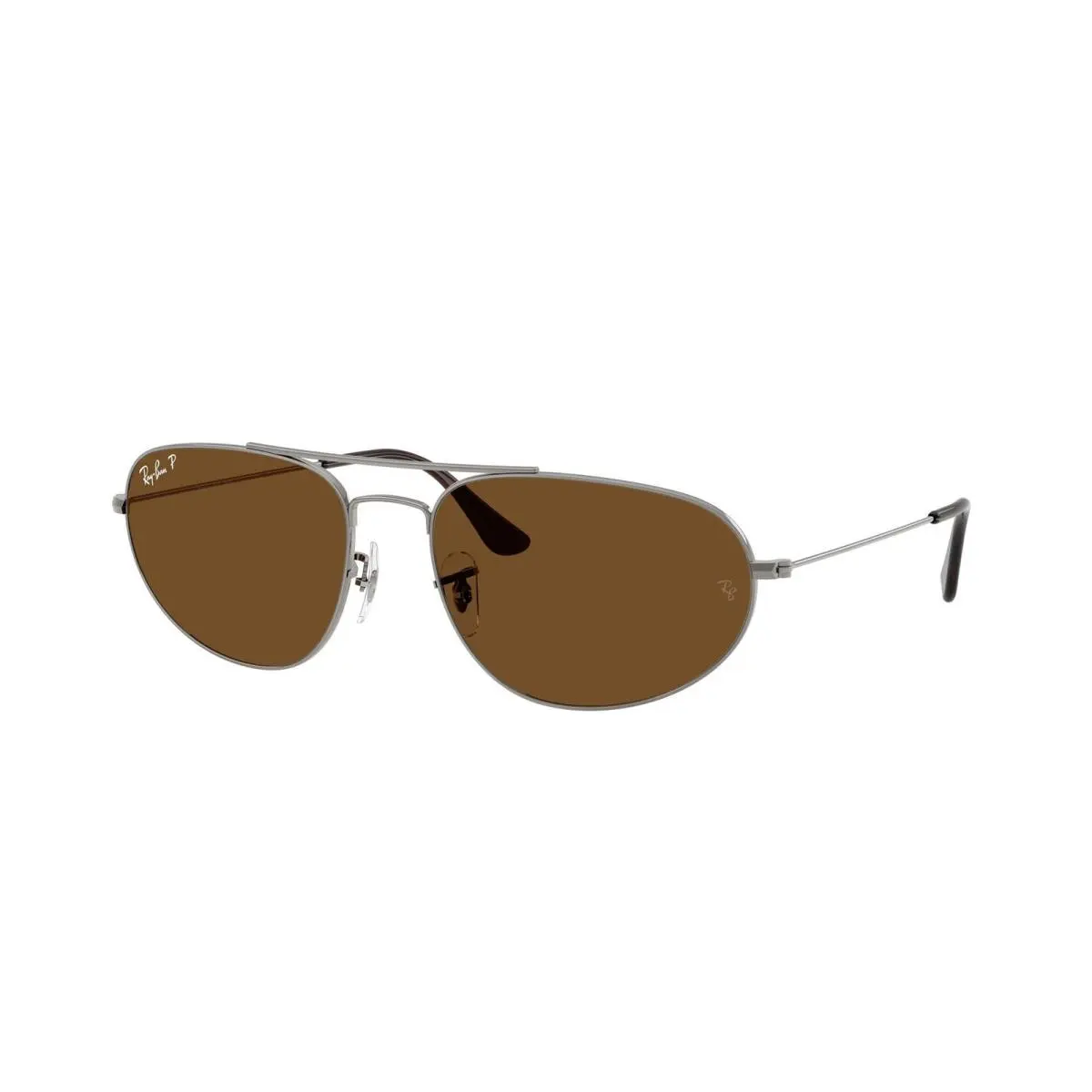Ray-ban RB 3945 Gunmetal / Brown Polar 004/57 Size 62 Sunglasses