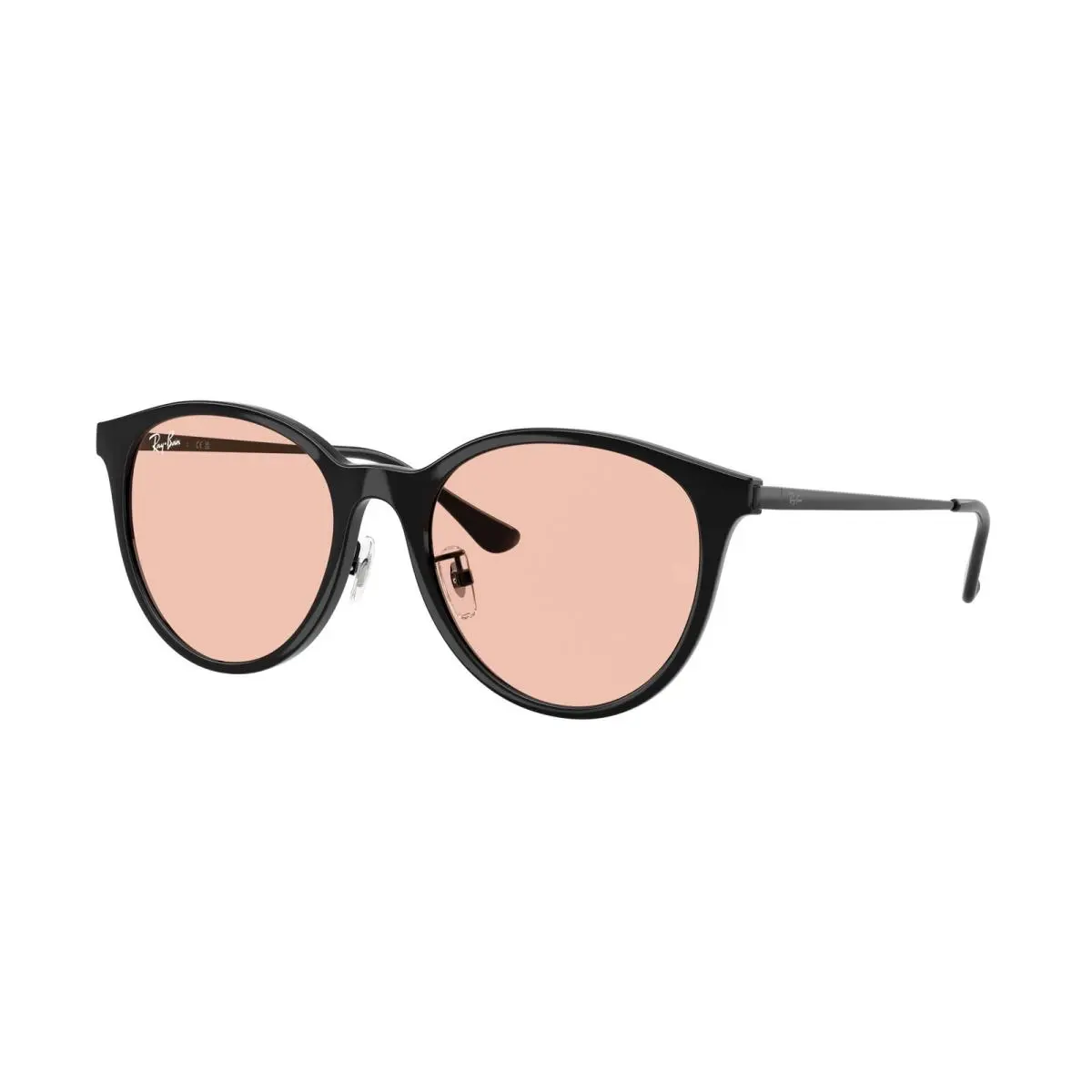 Ray-ban RB 4334 D Black Light Pink 601/5 Size 55 Sunglasses by Ray-Ban