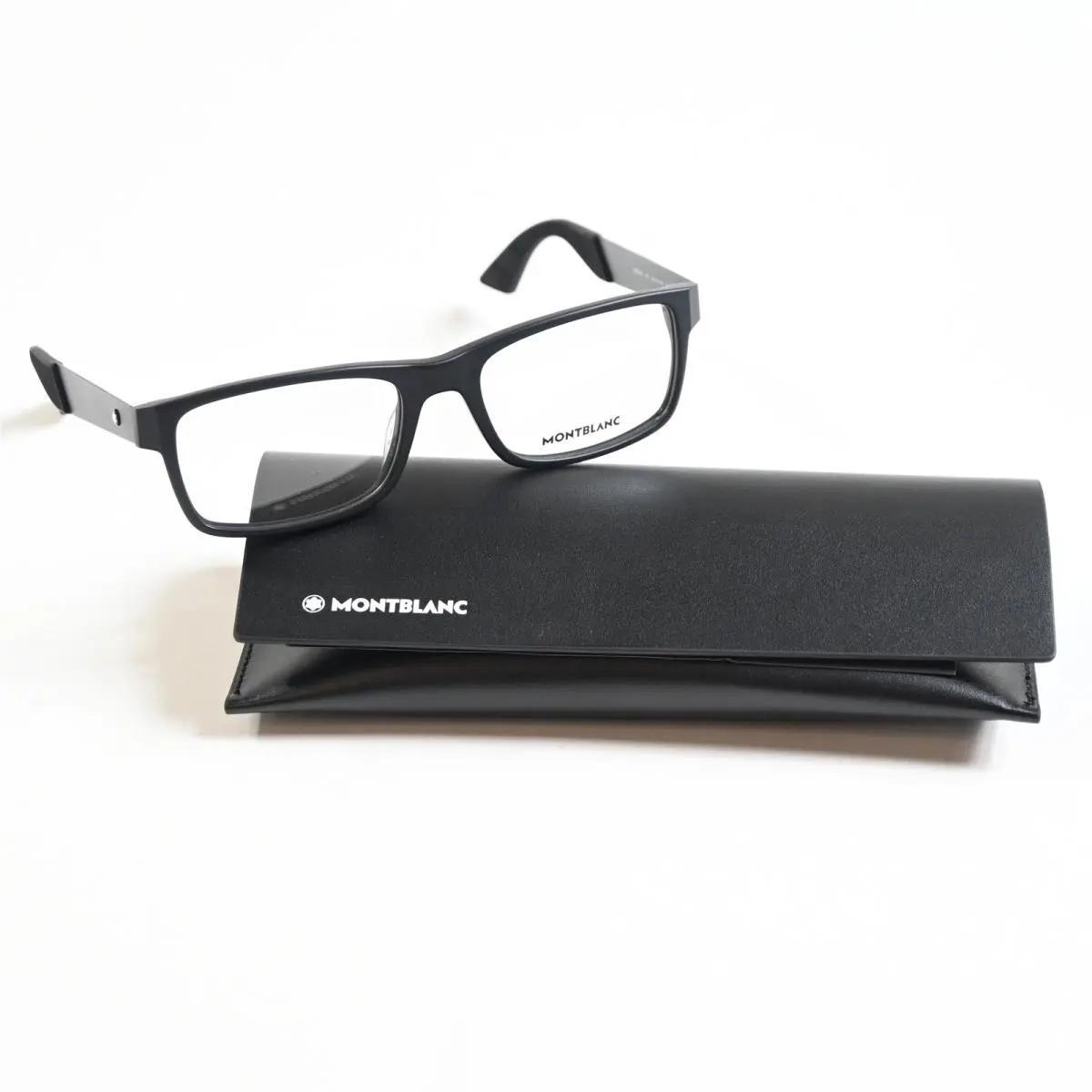 MB0301O 001 Mens Eyeglasses Matte Black 54mm by Montblanc