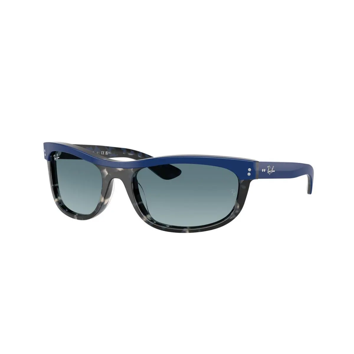 Ray-ban RB 2489 Blu On Havana / Blue Gradient Grey 14453M Size 62 Sunglasses