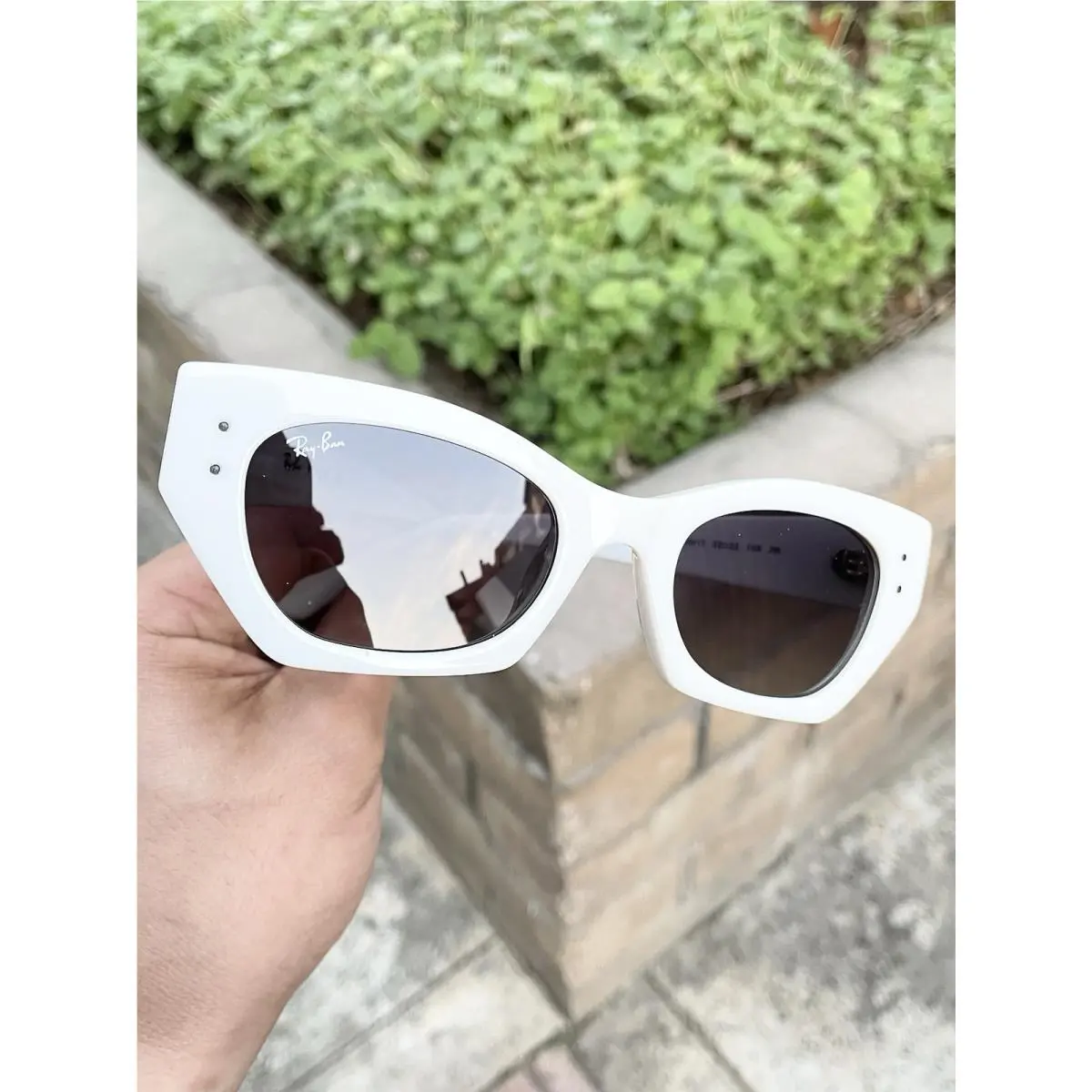 Ray Ban Bio Based Zena RB4430F 4430 White Gray Lens Size 52/22 by Ray-Ban