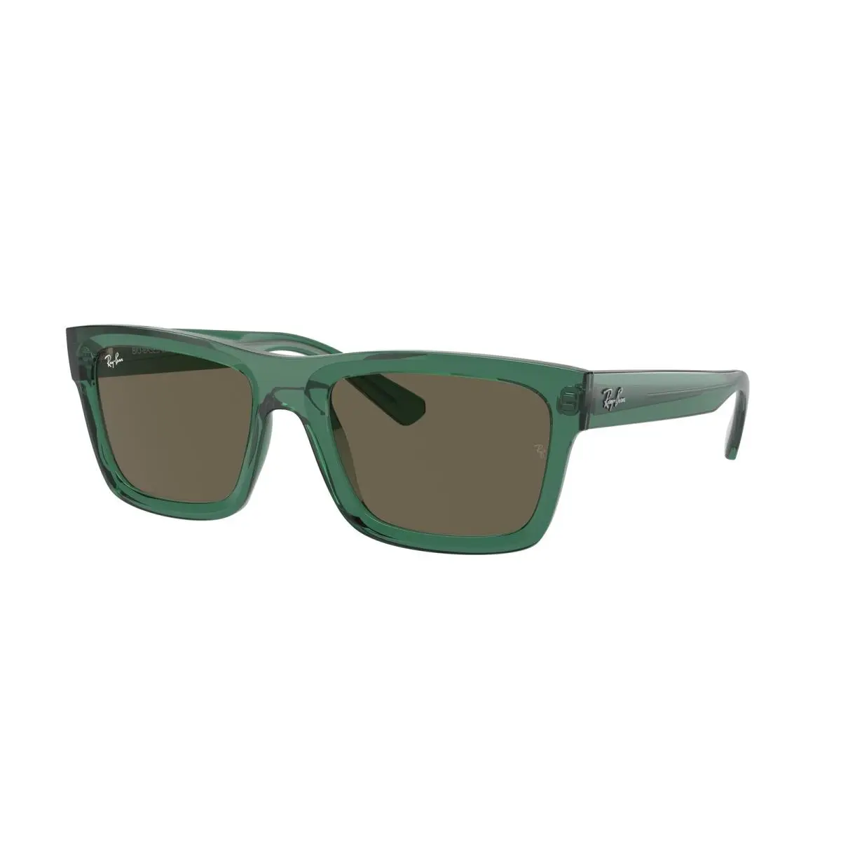 Ray-ban RB 4396 Warren Transparent Green Brown 6681/3 Size 54 Sunglasses