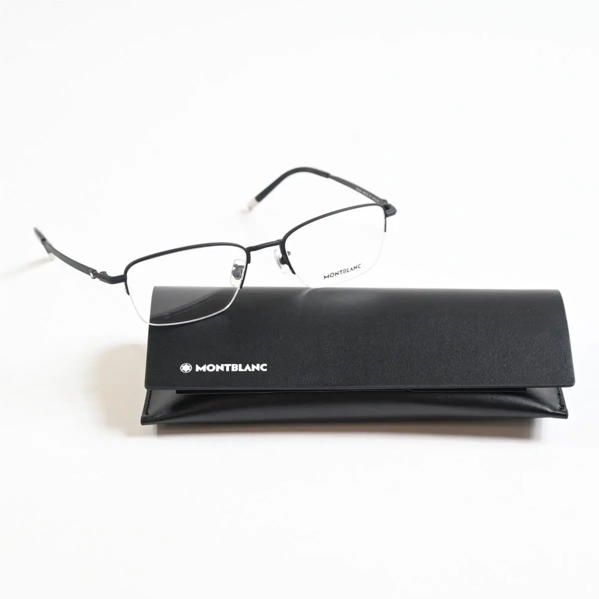 MB0133O 001 Mens Eyeglasses Black 54mm Optical Frames by Montblanc