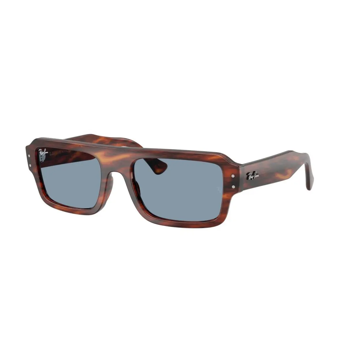 Ray-ban RB 4454 Striped Havana / Blue Crystal Standard 139856 Size 56 Sunglasses by Ray-Ban