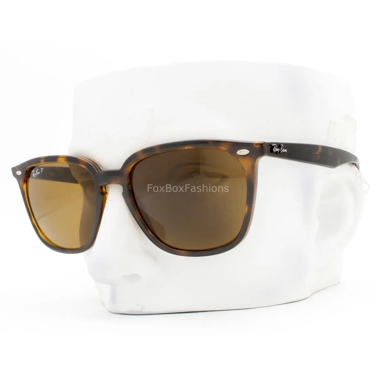Ray-ban Sunglasses RB 4362 710/83 Glossy Brown Havana Polarized 55mm with Case by Ray-Ban