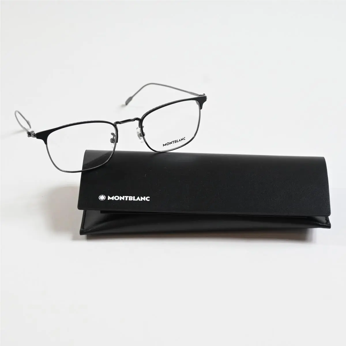 MB0192O 003 Mens Eyeglasses Gunmetal 53mm by Montblanc