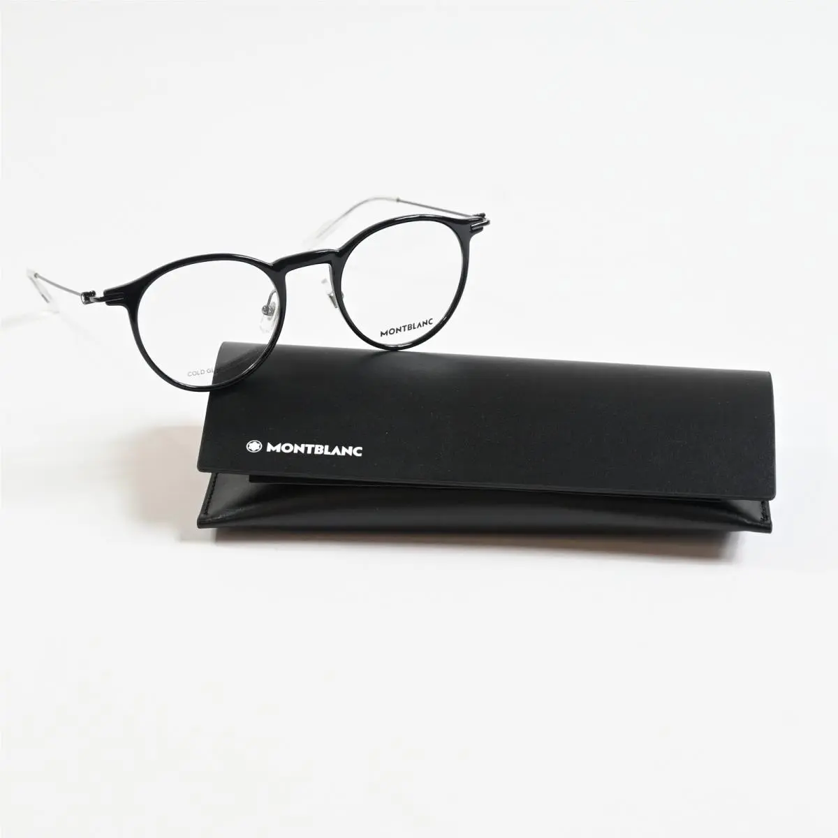 MB0099O 005 Mens Eyeglasses Black 48mm Optical Frames by Montblanc