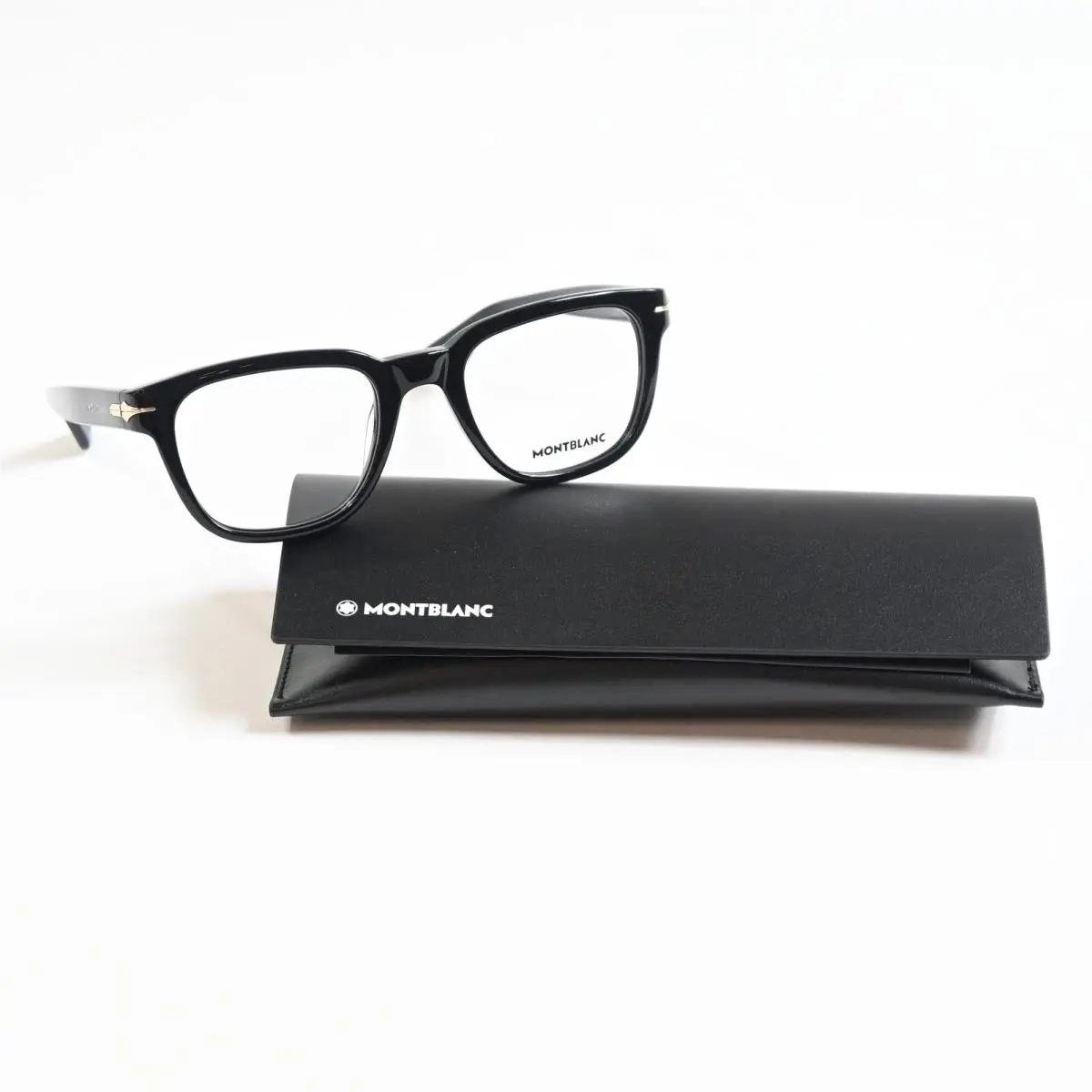 MB0305O 001 Mens Eyeglasses Black 51mm Optical Frames by Montblanc