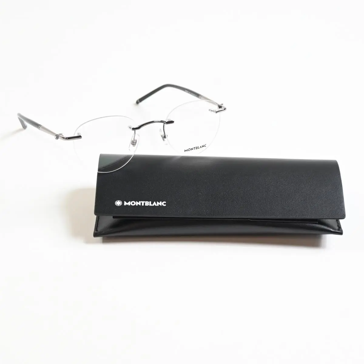 MB0244O 001 Mens Eyeglasses Gunmetal 51mm by Montblanc