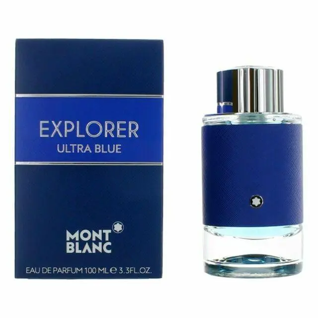 Mont Blanc Explorer Ultra Blue Men Cologne For Him Edp 3.3 / 3.4 oz by Montblanc