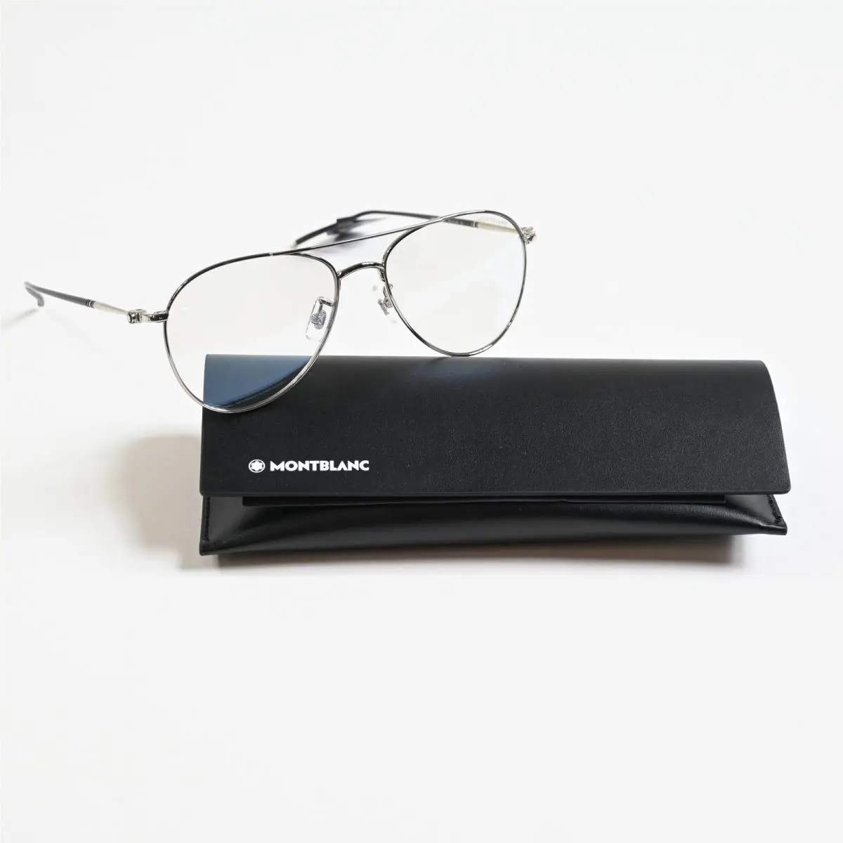 MB0128S 009 Mens Sunglasses Silver 58mm by Montblanc