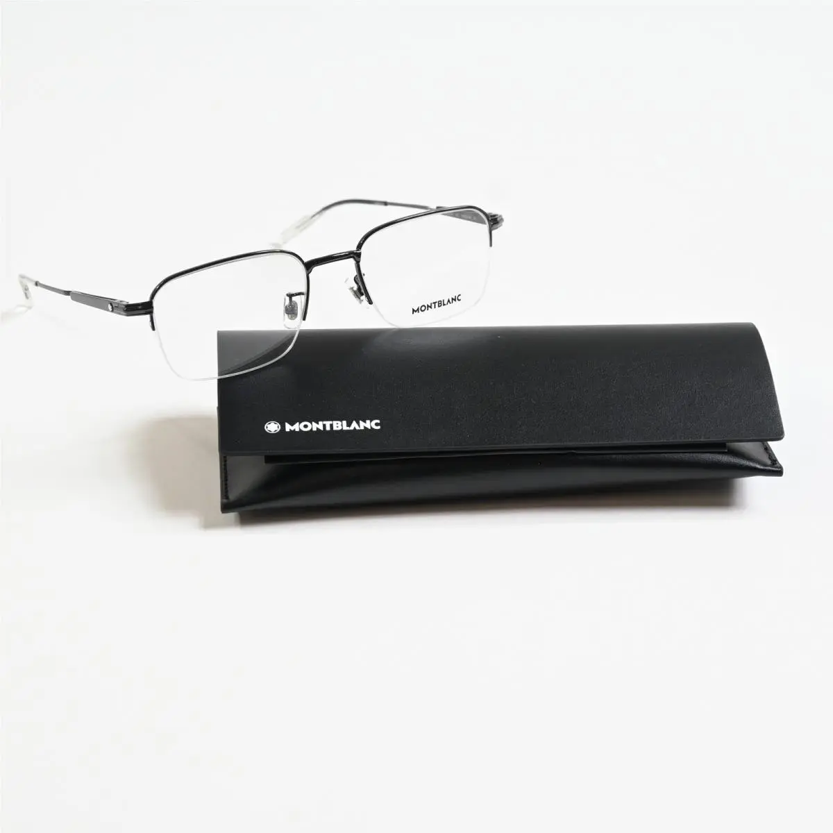 MB0220OA 003 Mens Eyeglasses Ruthenium 54mm by Montblanc