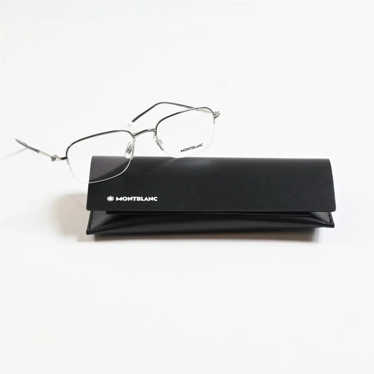 MB0131O 001 Mens Eyeglasses Silver 52mm by Montblanc