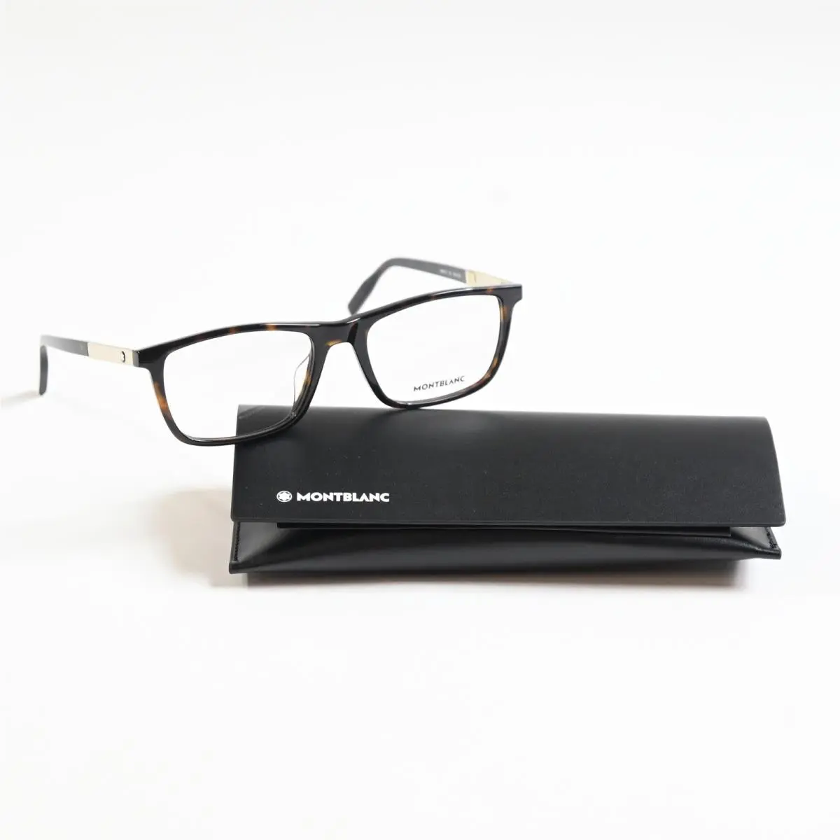 MB0021O 002 Mens Eyeglasses Beige 55mm Optical Frames by Montblanc