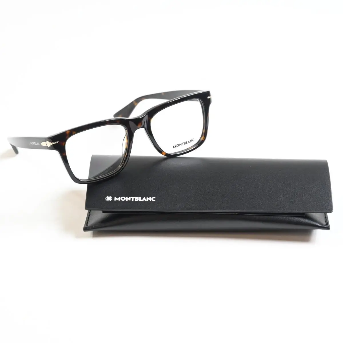 MB0266O 002 Mens Eyeglasses Havana 52mm by Montblanc