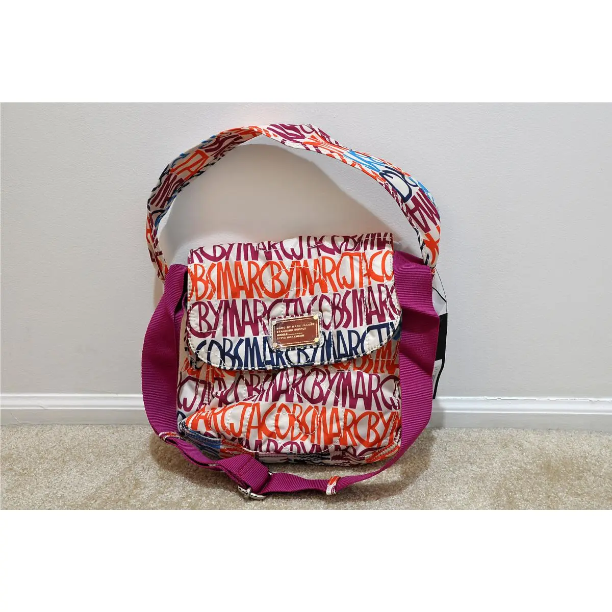 Marc BY  Tapioca Multi Pretty Nylon Lil` Ukita Shoulder Crossbody by Marc Jacobs