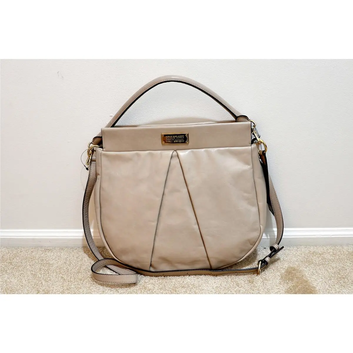 Marc BY Marc Jacobs Marchive Hilli Satchel M0003000 Pale Taupe