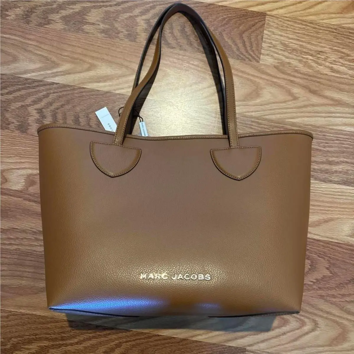 Marc Jacobs On Your Marc Leather Tote Bag Whiskey