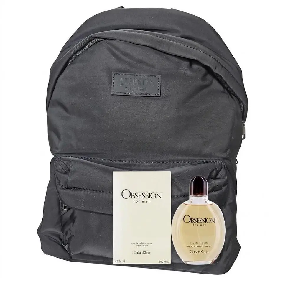 Calvin Klein Obsession Men’s Edt 6.7 oz + Free Eternity Backpack