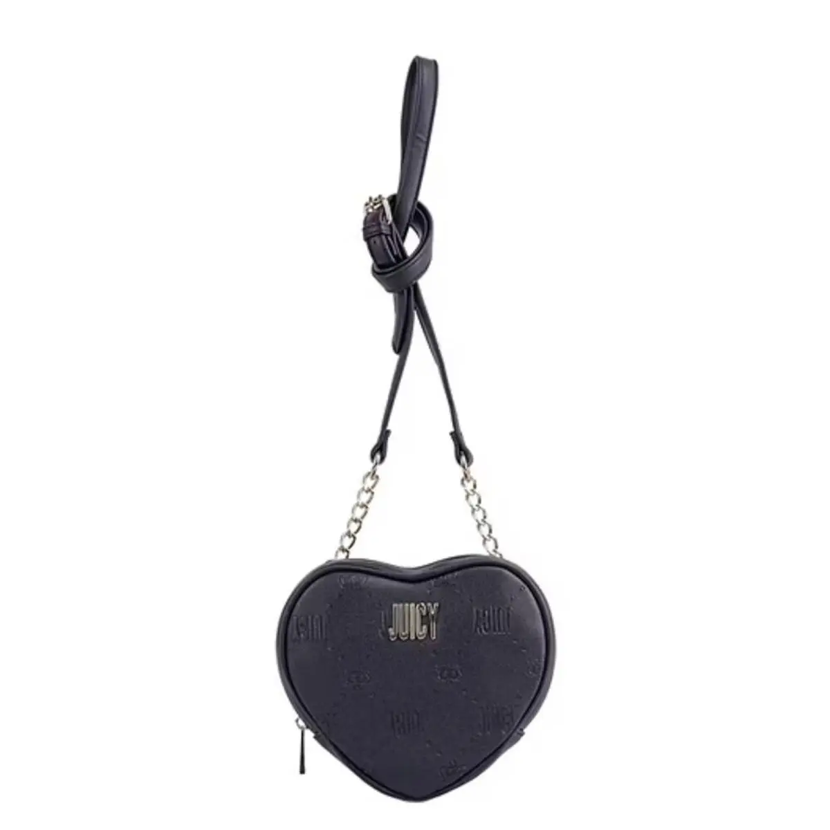 Black Heart Crossbody Purse Bag BY  Next Crown Love Valentine by Juicy Couture