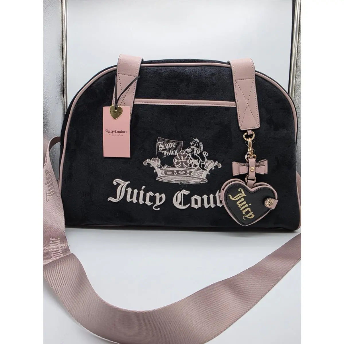 Crown Weekender Large Duffel Bag Tote by Juicy Couture