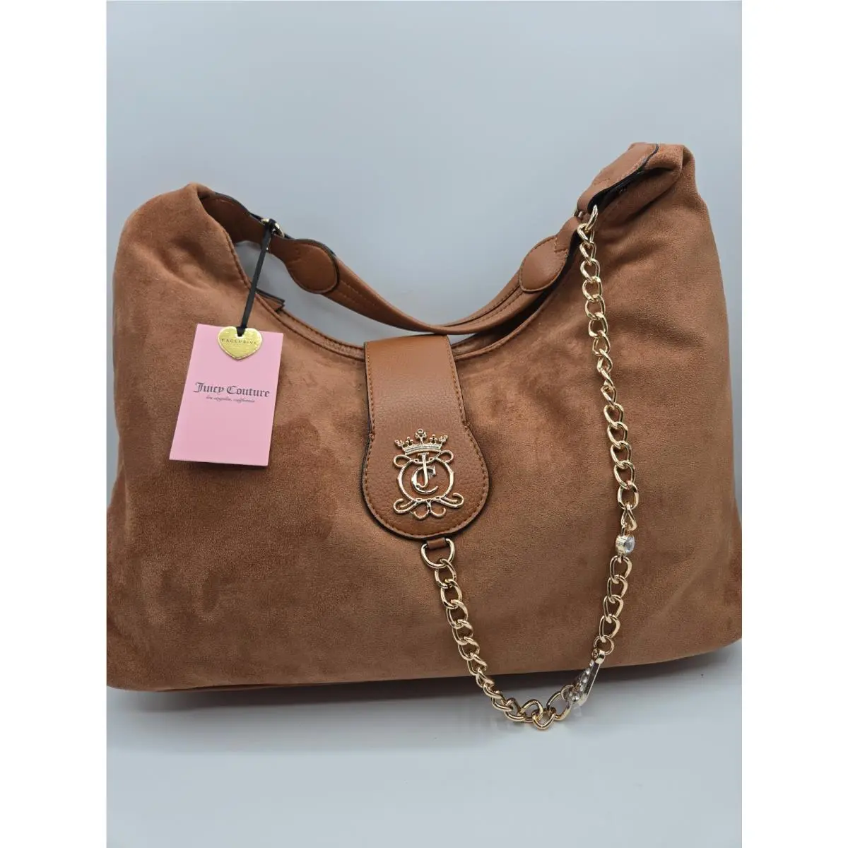 Shoulder Bag Juicy Royal Hobo Velvet Feel Satchel/cinnamon by Juicy Couture