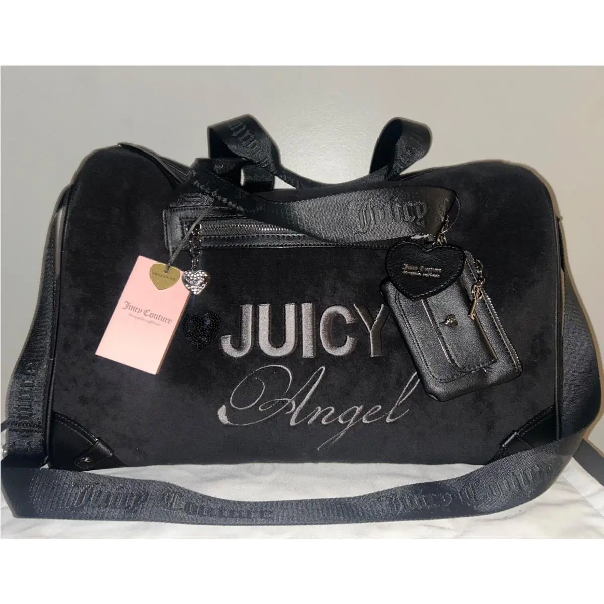 Juicy Angel Weekender Bag Black Liquorice by Juicy Couture