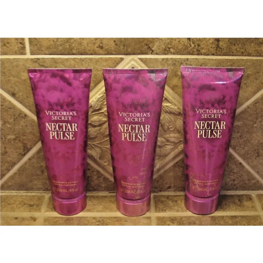 Victoria`s Secret Nectar Pulse Body Lotion 8 oz Lot OF 3 by Victoria's Secret
