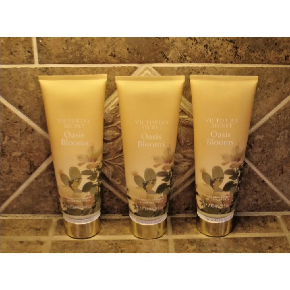 Victoria`s Secret Oasis Blooms Body Lotion 8 oz Lot OF 3 by Victoria's Secret