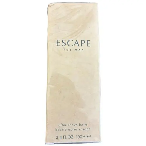 Escape For Men  Vintage After Shave Balm 3.4oz c1980`s by Calvin Klein