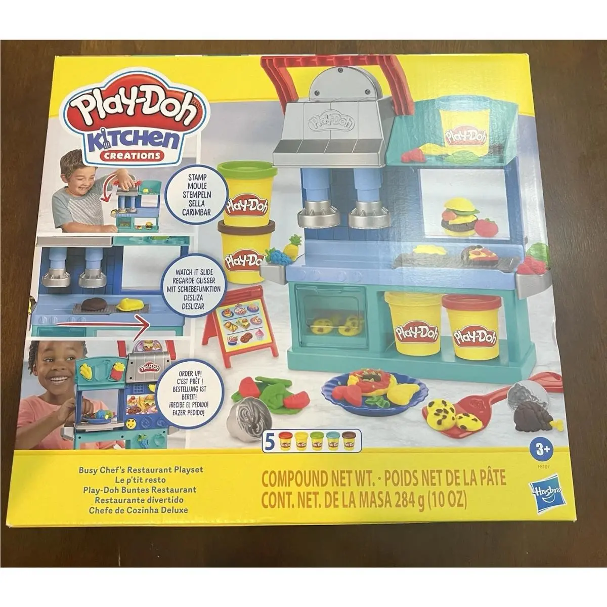 Play-doh Kitchen Creations Busy Chef’s Restaurant Playset – Creative Modeling Cl