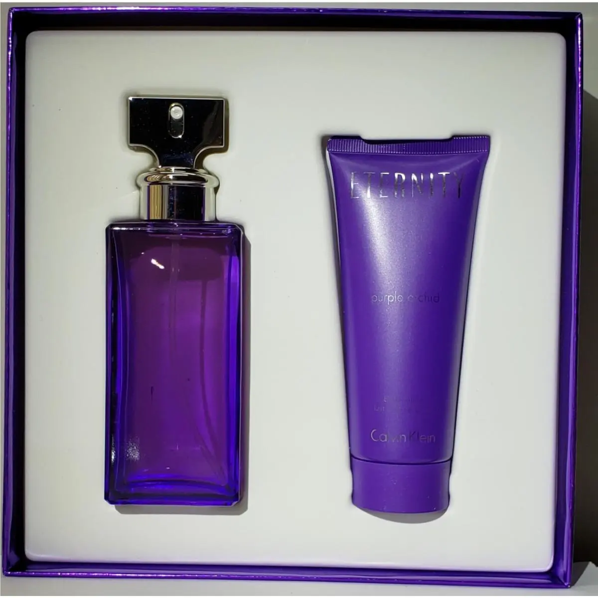 Eternity Purple Orchid 2pc Set Eau de Parfum Edp+lotion 3.4oz Each by Calvin Klein